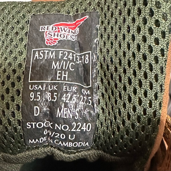 Red Wing 2240 King Toe® Men's 6-inch
Waterproof Safety Toe Boot - Picture 8 of 12